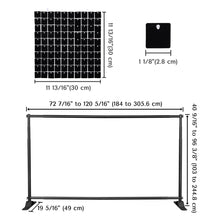 Load image into Gallery viewer, Yescom 10'x8' Sequin Shimmer Wall Backdrop (Sturdy Stand Included)