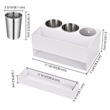 Load image into Gallery viewer, Yescom Hair Dryer Holder with Drawer Wall Mount Acrylic