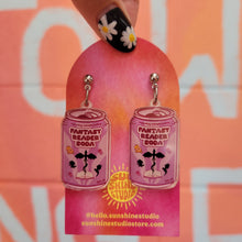 Load image into Gallery viewer, "Fantasy Reader Soda" Earrings