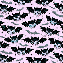 Load image into Gallery viewer, "Battylicious" Leggings by Miss Fluff x Lipstick &amp; Chrome PINK