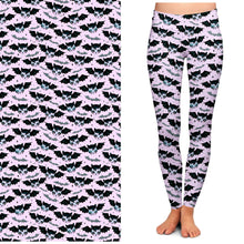 Load image into Gallery viewer, "Battylicious" Leggings by Miss Fluff x Lipstick &amp; Chrome PINK