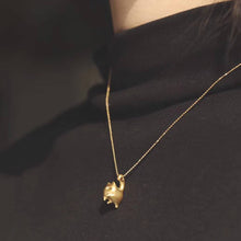 Load image into Gallery viewer, You Have the Balls - Adorable Kitty Cat Pendant Necklace 24K Yellow Gold