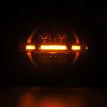 Load image into Gallery viewer, AlphaRex 18-23 Jeep Wrangler JL/Gladiator JT LED Proj Headlights Alpha-Blk w/ Activ Light/Seq Signal