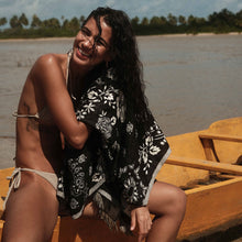 Load image into Gallery viewer, Axel Driftweave Turkish Towel - Black