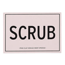 Load image into Gallery viewer, Blush Pink Konjac Body Sponge | All-Natural Scrub Sponge Detoxify Exfoliate Skin