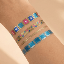Load image into Gallery viewer, Bracelet Pack Temporary Tattoo Set | 8 Tattoos on a Single Sheet