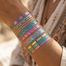 Load image into Gallery viewer, Bracelet Pack Temporary Tattoo Set | 8 Tattoos on a Single Sheet