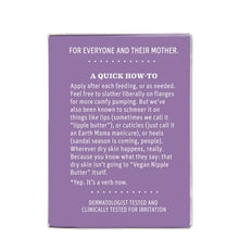 Load image into Gallery viewer, Earth Mama Vegan Nipple Butter