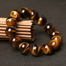 Load image into Gallery viewer, "Fearless" Tiger Eye's Stone Bracelet