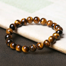 Load image into Gallery viewer, "Fearless" Tiger Eye's Stone Bracelet