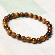 Load image into Gallery viewer, "Fearless" Tiger Eye's Stone Bracelet