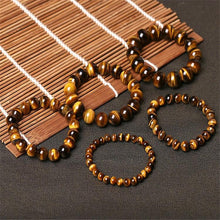 Load image into Gallery viewer, "Fearless" Tiger Eye's Stone Bracelet