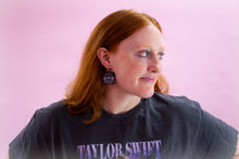 Load image into Gallery viewer, "Down Bad Crying at the Gym" Taylor Swift Earrings