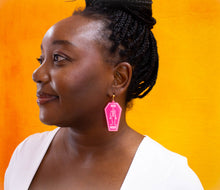 Load image into Gallery viewer, "Dead Inside" Tombstone Earrings
