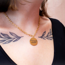 Load image into Gallery viewer, "Be Brave with Your Life" Engraved Necklace