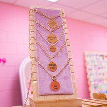 Load image into Gallery viewer, "Being Kind is Cool" Engraved Necklace