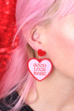Load image into Gallery viewer, "Good Luck Babe" Chappell Roan Earrings