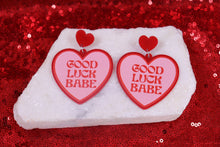 Load image into Gallery viewer, "Good Luck Babe" Chappell Roan Earrings