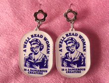 Load image into Gallery viewer, "A Well Read Woman..." Earrings