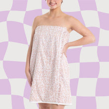 Load image into Gallery viewer, Leopard Spa Wrap and Headband Set | Giftable Bath Body Towel Shower Essentials