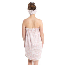 Load image into Gallery viewer, Leopard Spa Wrap and Headband Set | Giftable Bath Body Towel Shower Essentials