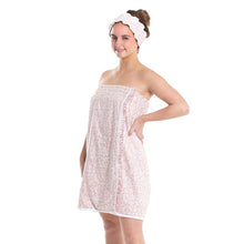 Load image into Gallery viewer, Leopard Spa Wrap and Headband Set | Giftable Bath Body Towel Shower Essentials