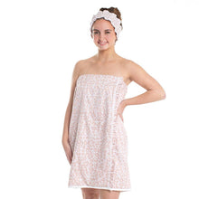 Load image into Gallery viewer, Leopard Spa Wrap and Headband Set | Giftable Bath Body Towel Shower Essentials