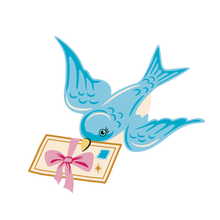 Load image into Gallery viewer, Flight of Fancy Brooch by 50's Vintage Dame x Lipstick &amp; Chrome