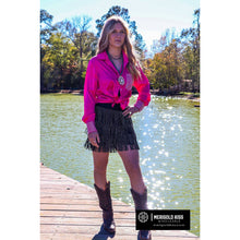 Load image into Gallery viewer, [Size 1X-3X] Dolly Duo Satin Button Up Blouse w/ Rhinestones | Western Cowgirl Plus Size Shirt