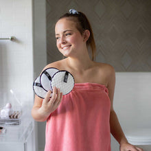Load image into Gallery viewer, Wash the Day Away | 3 Piece Face Cleansing Pads White Set