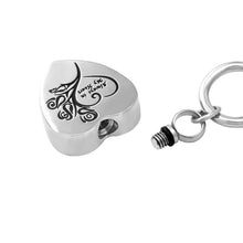 Load image into Gallery viewer, "Always In My Heart" Silver Cremation Urn Bracelet