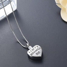 Load image into Gallery viewer, "I Carry You With Me" Heart Cremation Necklace