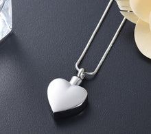 Load image into Gallery viewer, "I Carry You With Me" Heart Cremation Necklace