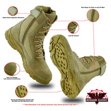 Load image into Gallery viewer, Men's 9'' Desert Sand Tactical Boots