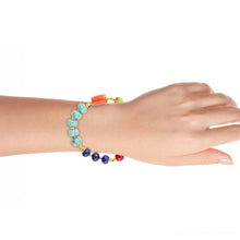 Load image into Gallery viewer, Zion Multi-Color Chunky Stretch Bracelet